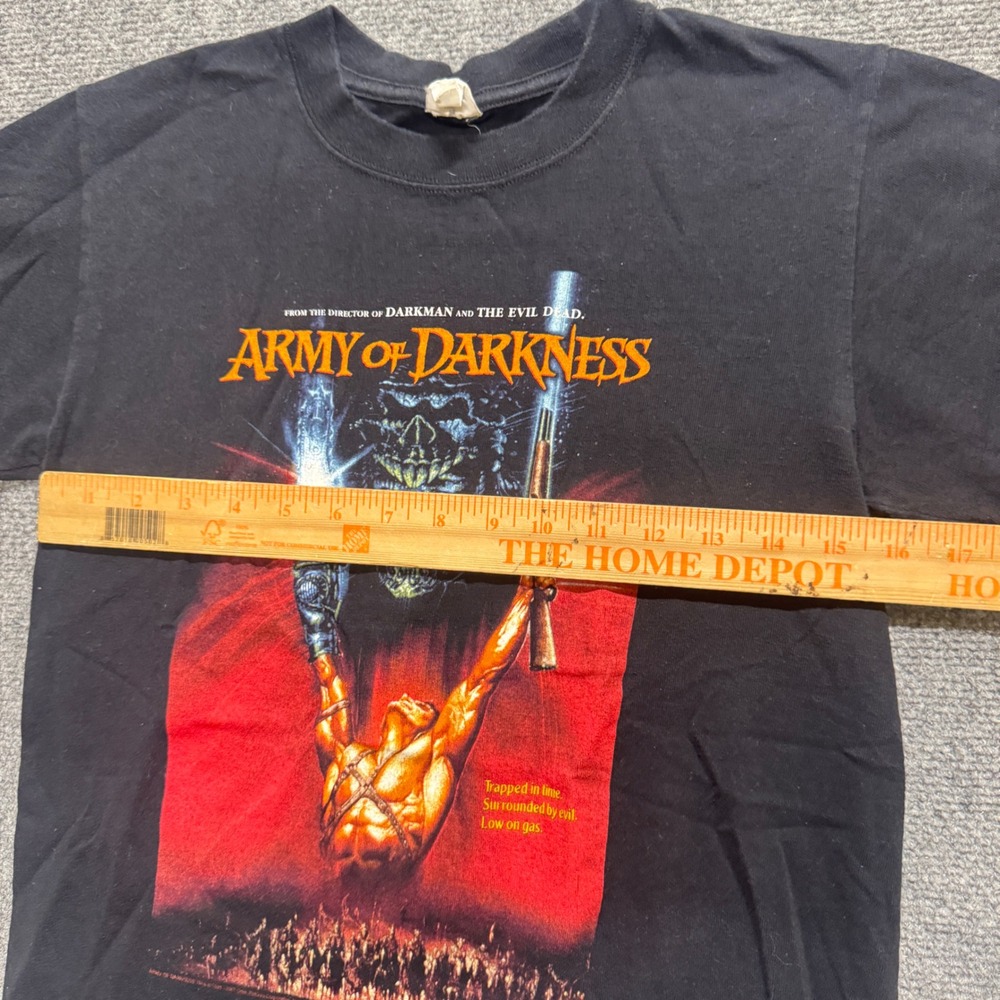 Vintage The Evil Dead Movie Promo T-Shirt Size S Rare Army of Darkness - Picture 5 of 6